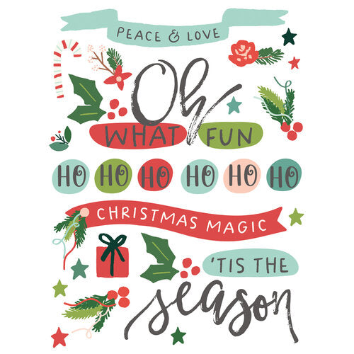 Santa's Village Rub Ons - Simple Stories
