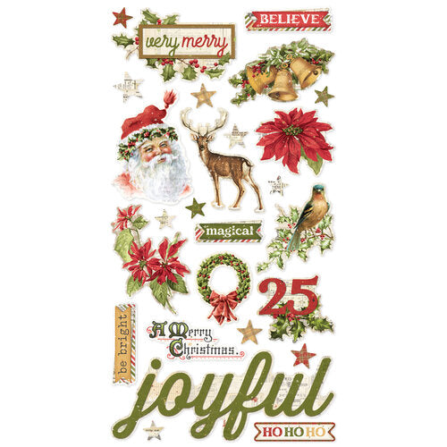 Simple Vintage Yuletide 6" x 12" Chipboard - Simple Stories