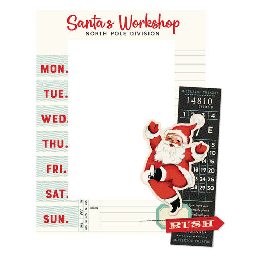 Simple Vintage Holly Jolly Chipboard Frames - Simple Stories