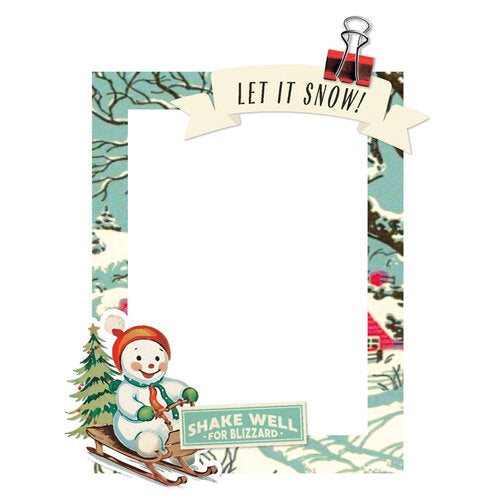Simple Vintage Holly Jolly Chipboard Frames - Simple Stories