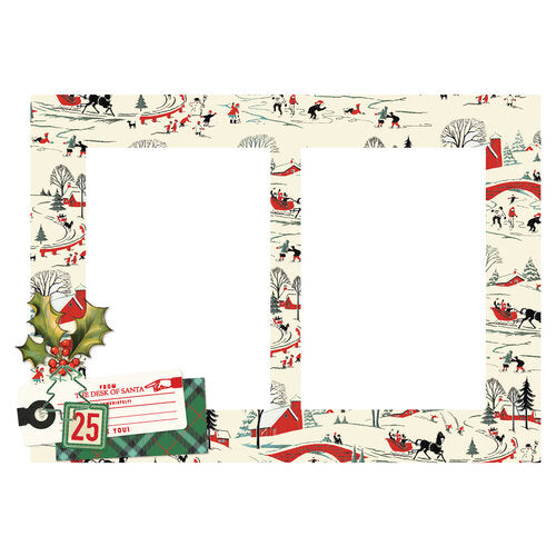 Simple Vintage Holly Jolly Chipboard Frames - Simple Stories