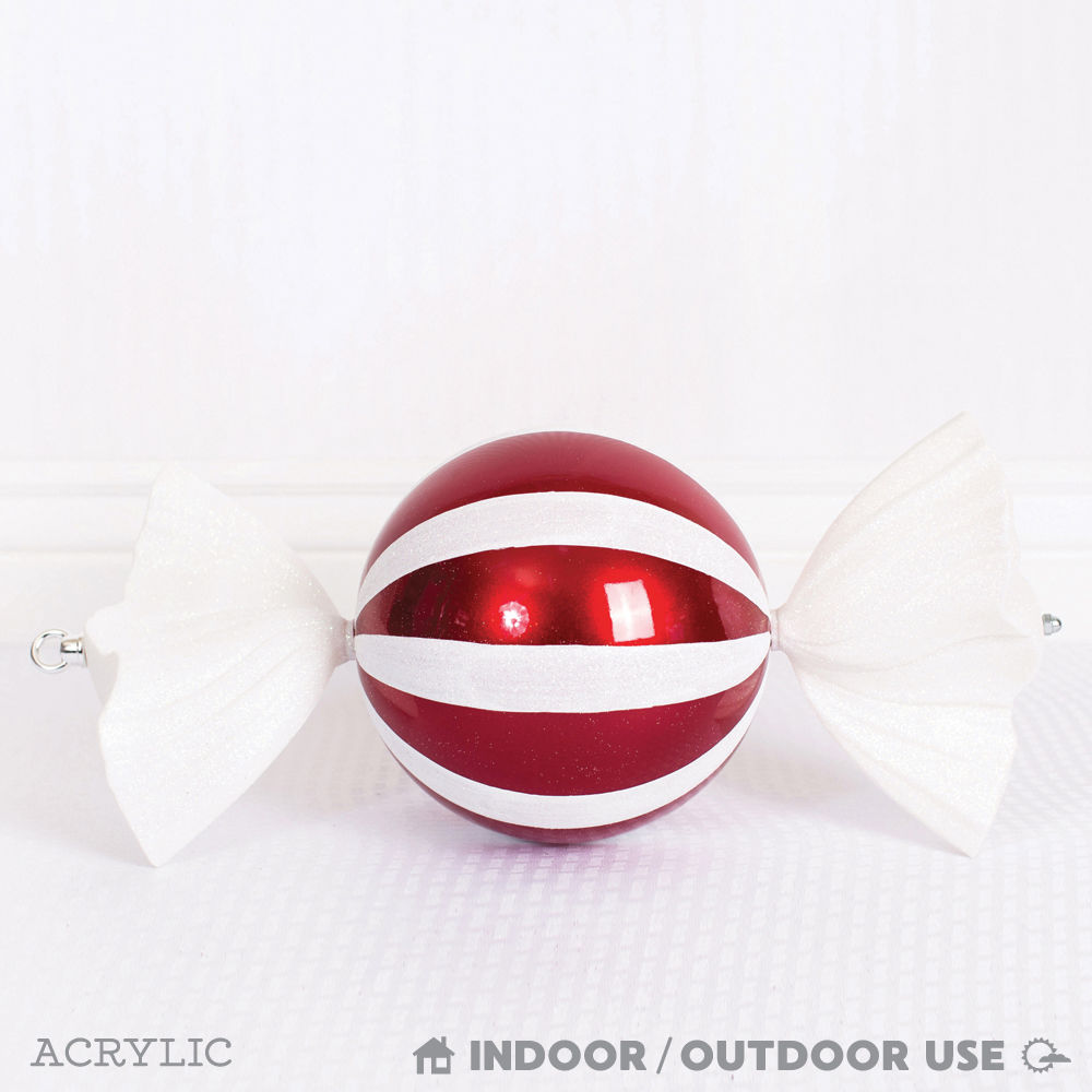 19" Acrylic Ball Candy Ornament