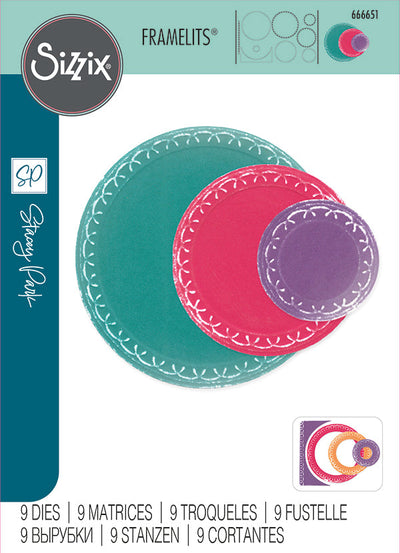 Alena Arched Circles Framelits Dies from the Fanciful series by Stacey Park - Sizzix 
