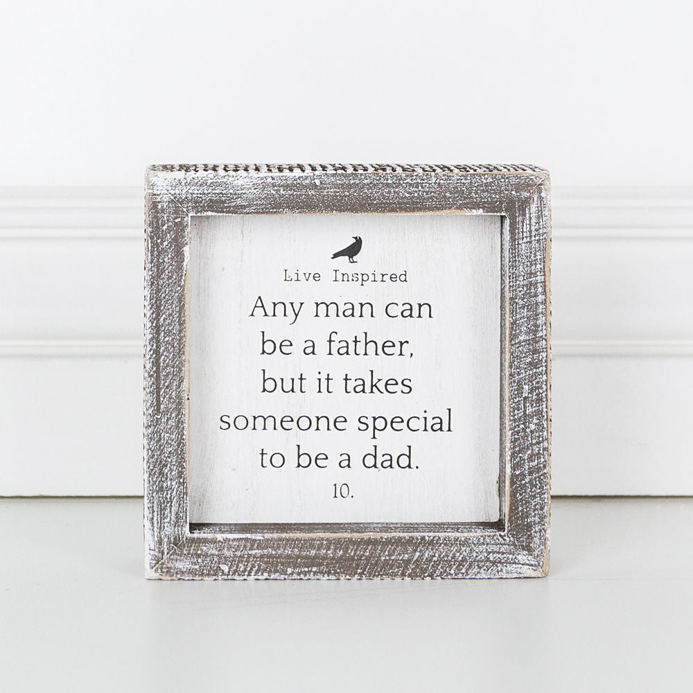 Father Wood Sign - Special Dad Quote
