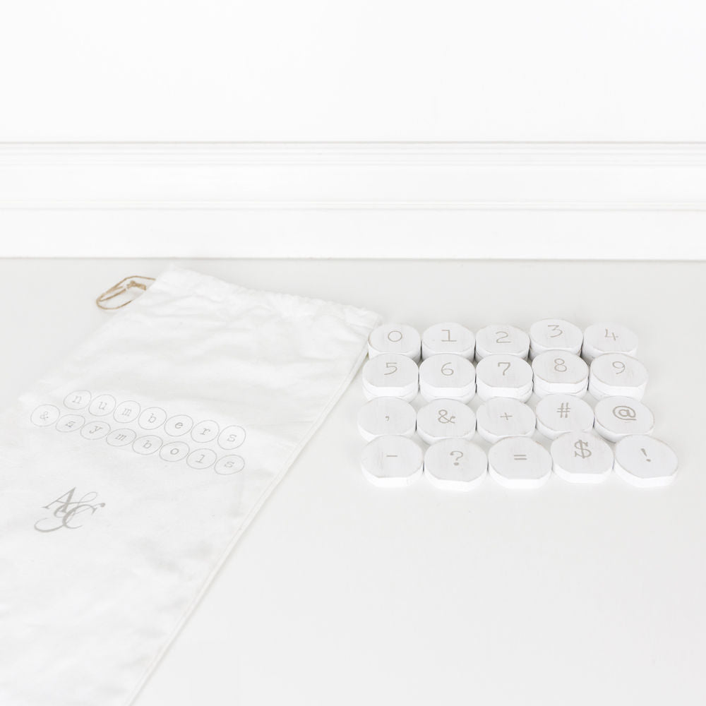 Type Key Number and Symbol Set