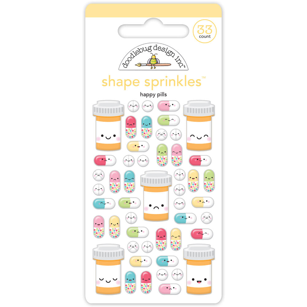 Happy Pills Shape Sprinkles - Happy Healing - Doodlebug