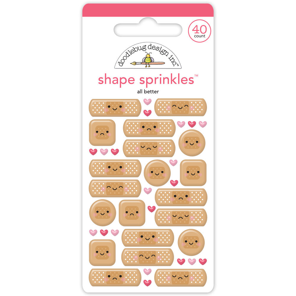 All Better Shape Sprinkles - Happy Healing -Doodlebug Design