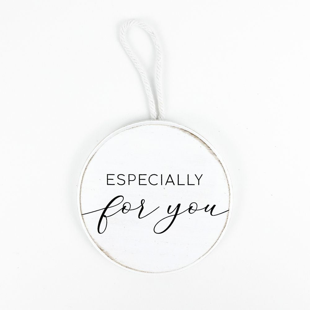 5x5 Round Wood Ornament (YOU)