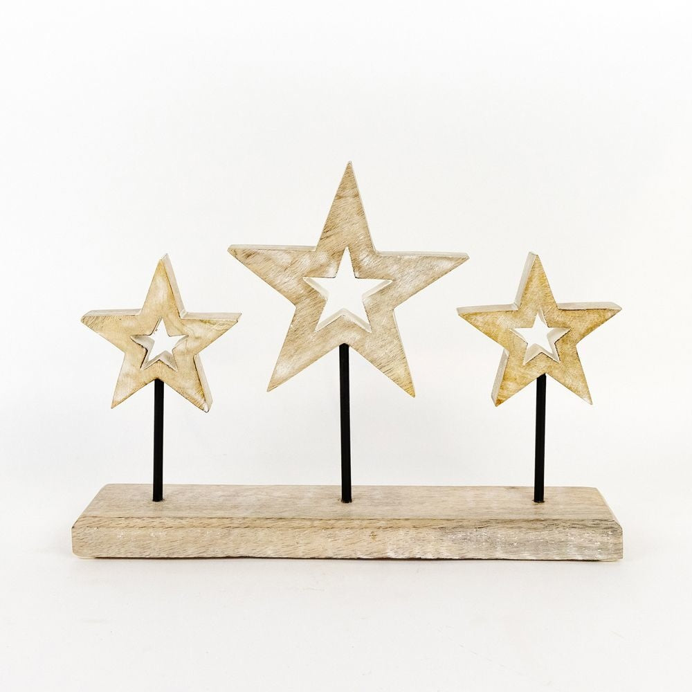 Stars Believe in Kindness Wood Cutout