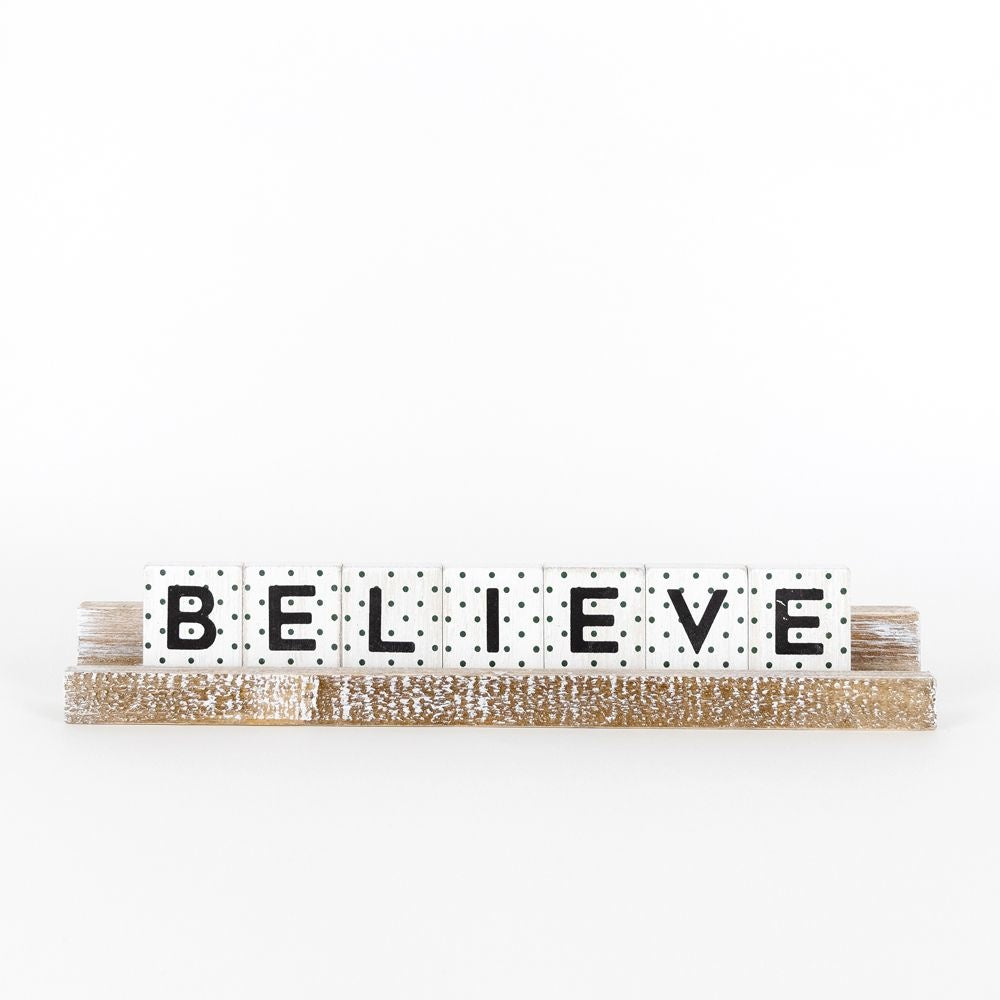 12" Believe Wood Ledgie Kit