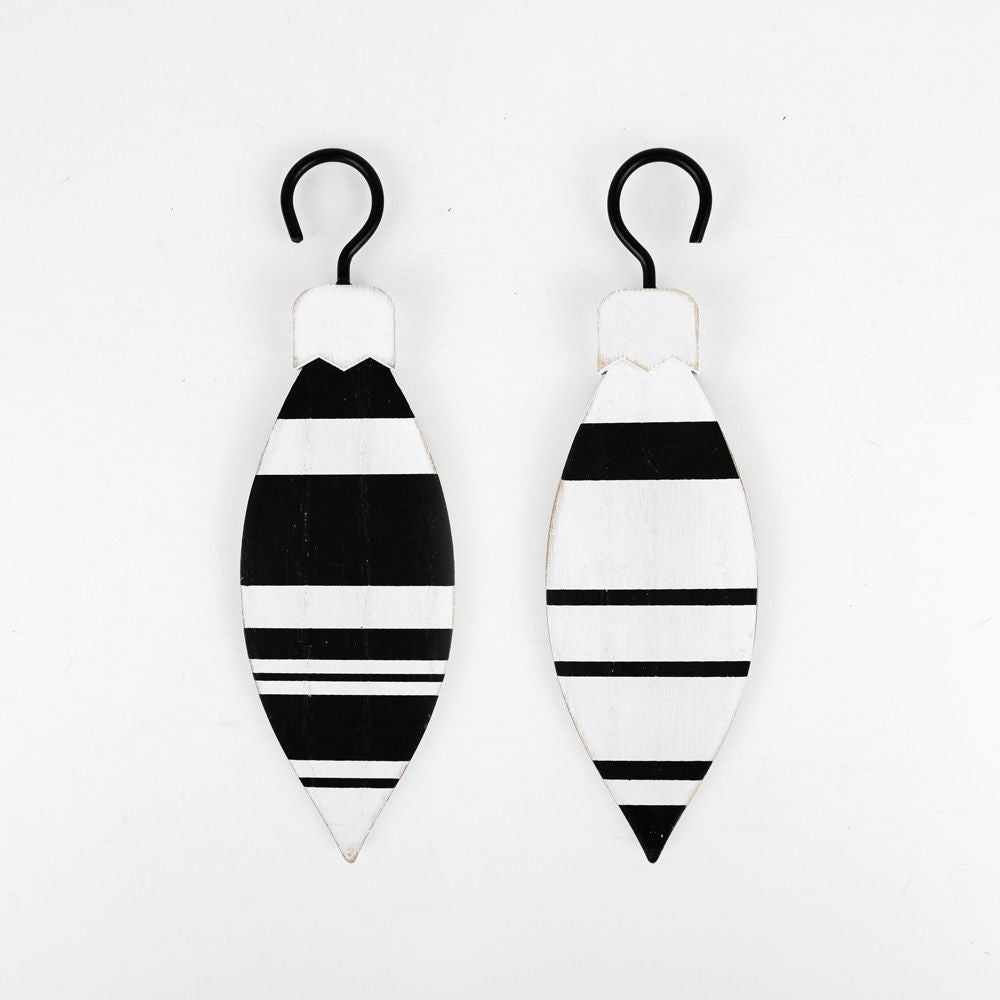 2x6 Teardrop Wood Ornament - Believe in Kindness