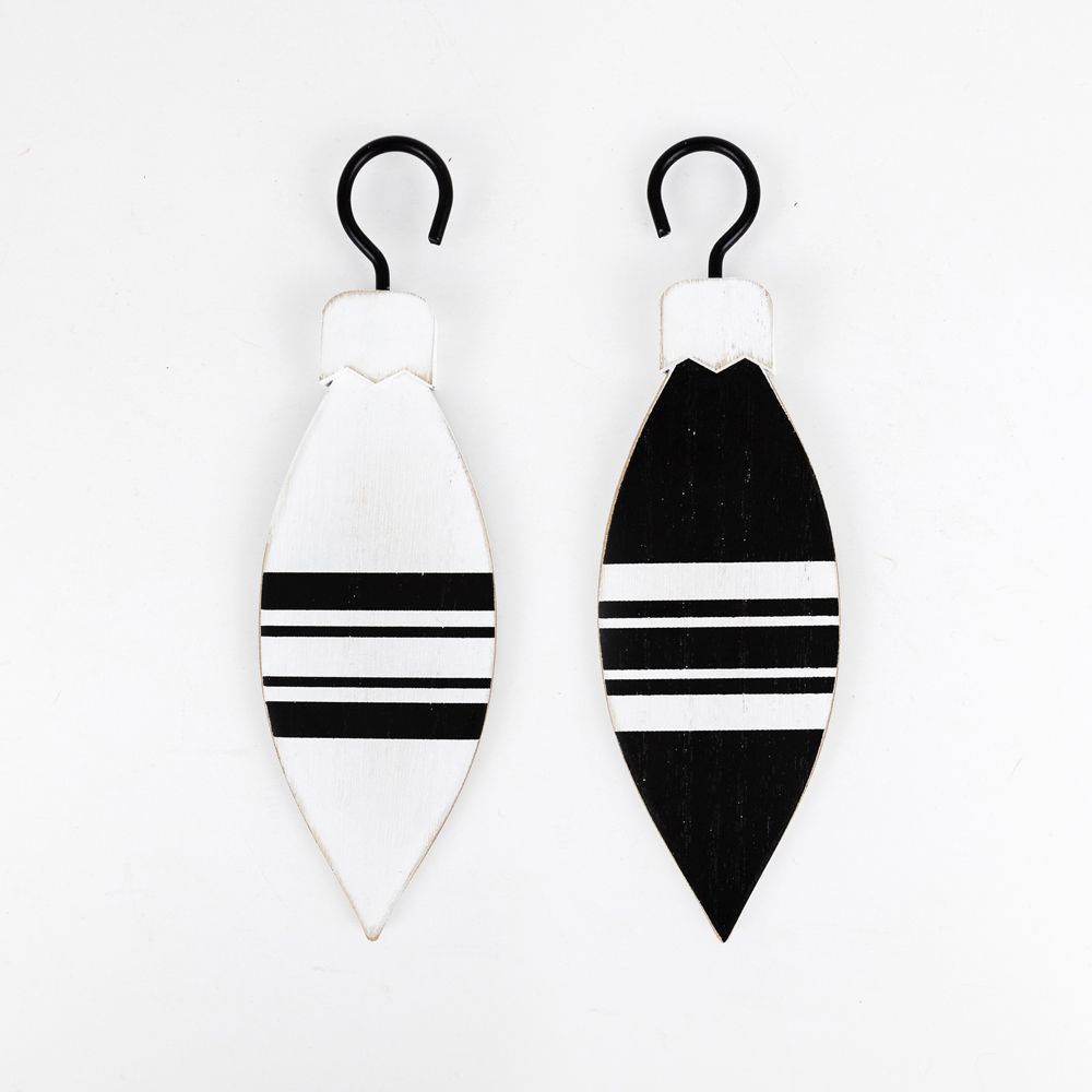 Believe In Kindness Teardrop Wood Ornament