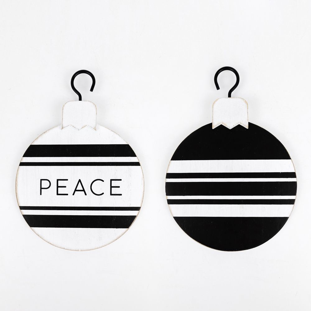 Peace Wood Ornament