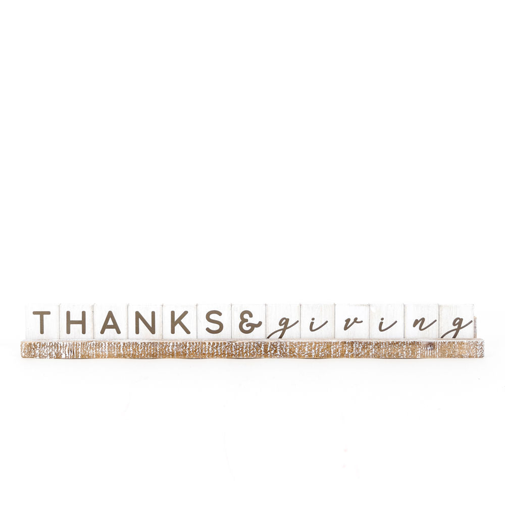 Thanksgiving LEDgie Wood Sign Kit