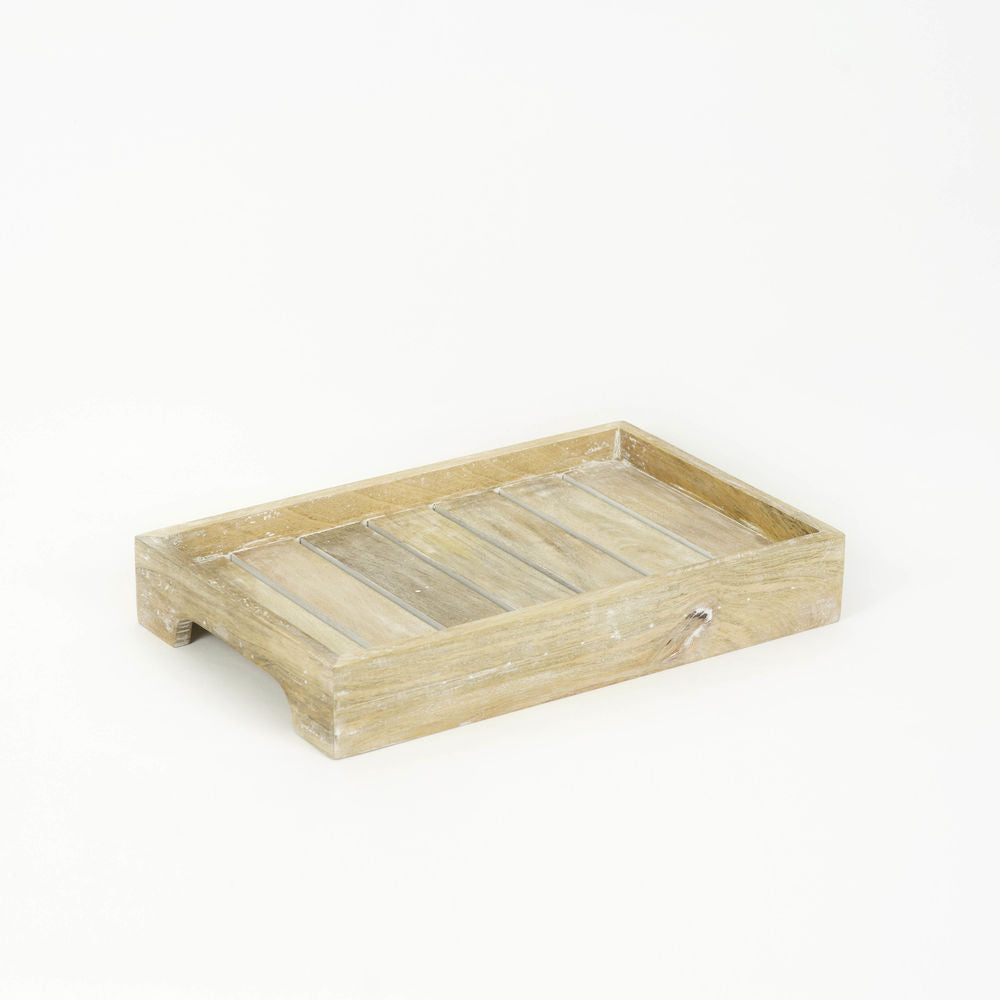 16" Mango Wood Serving Tray