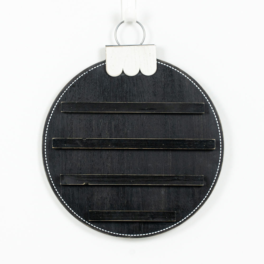Round Wood Letterboard Ornament