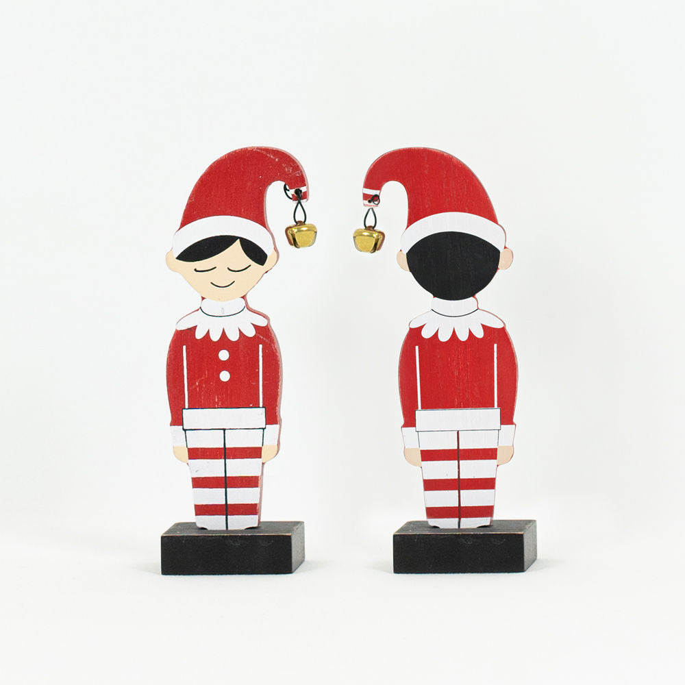 Wooden Elf Boy Figurine