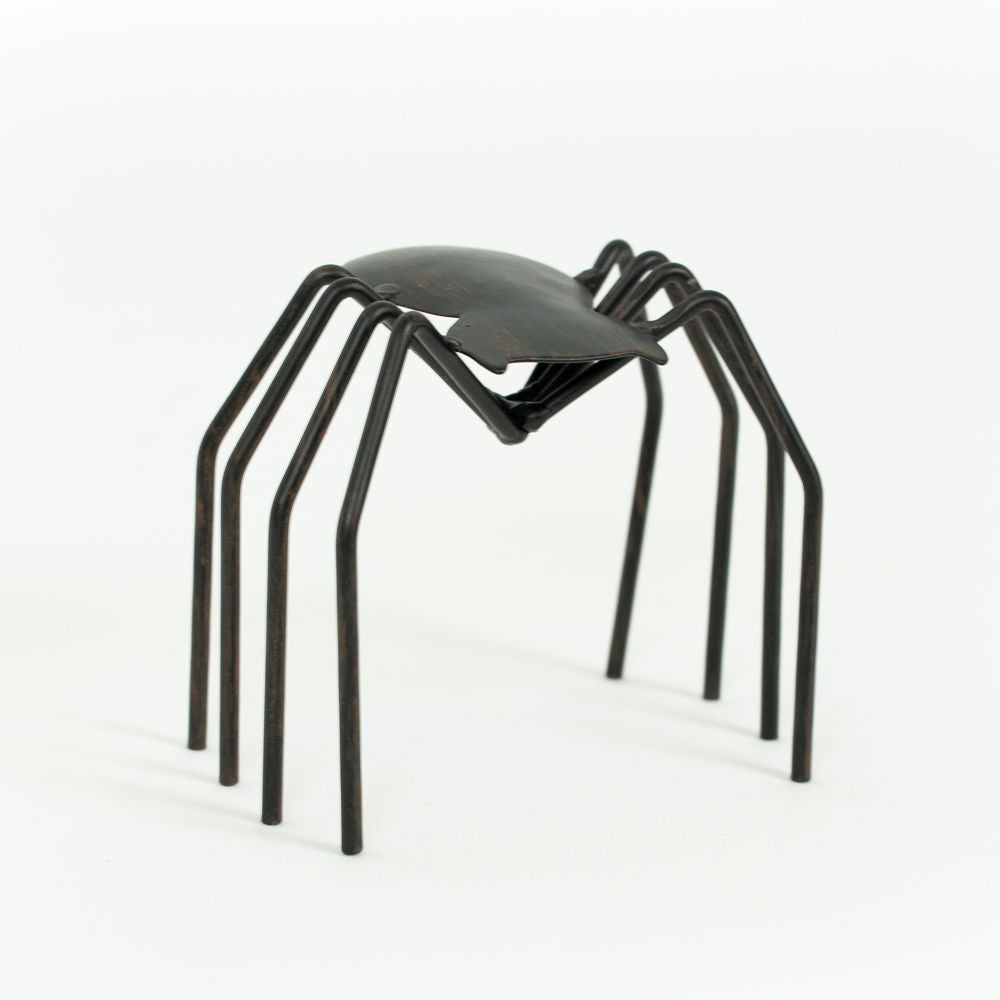 Metal Spider Decor - Black