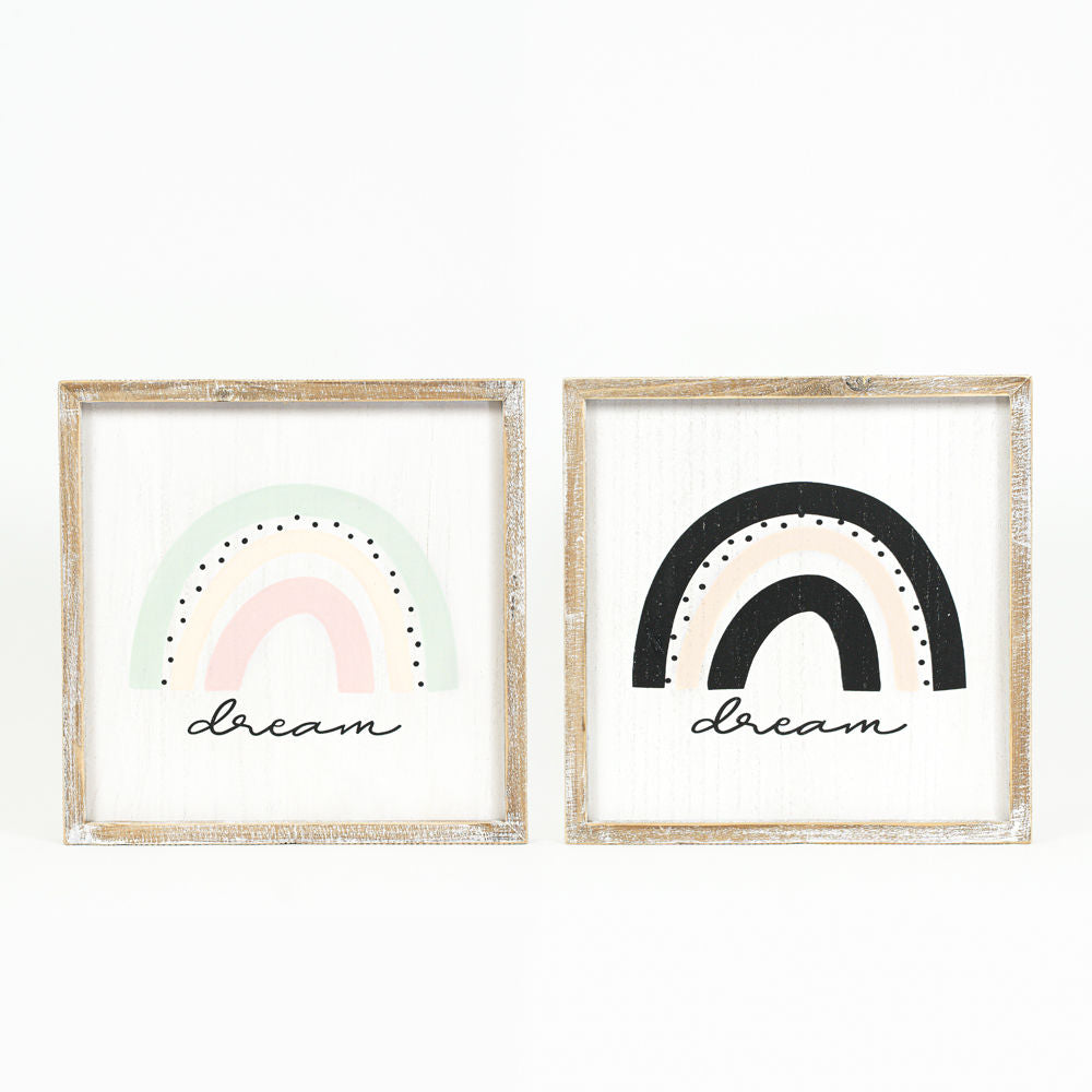Dream Wood Frame Sign