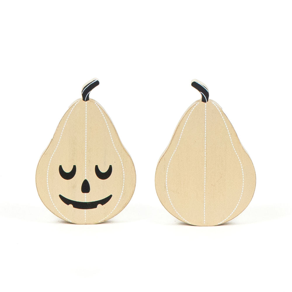 Reversible Pumpkin Wood Cutout