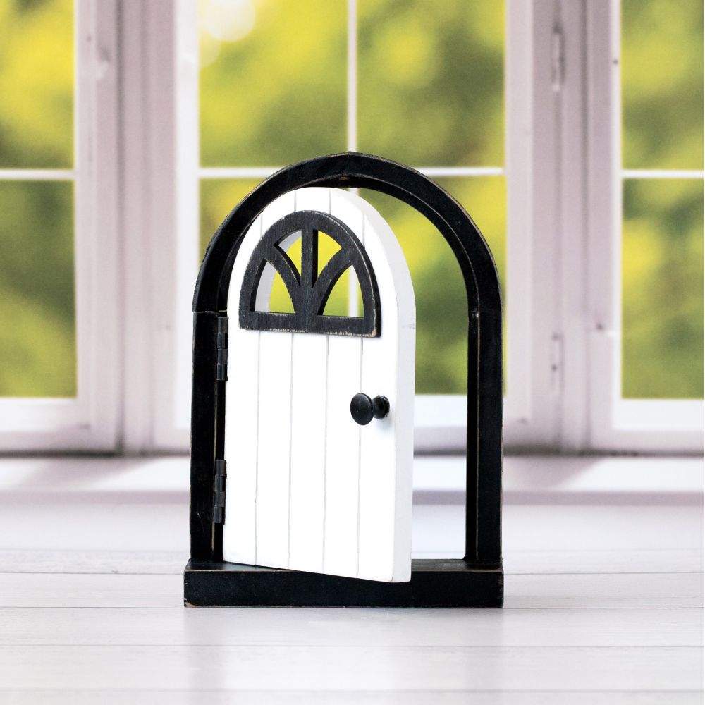 Wood Frame with Shelf - Fairy Door