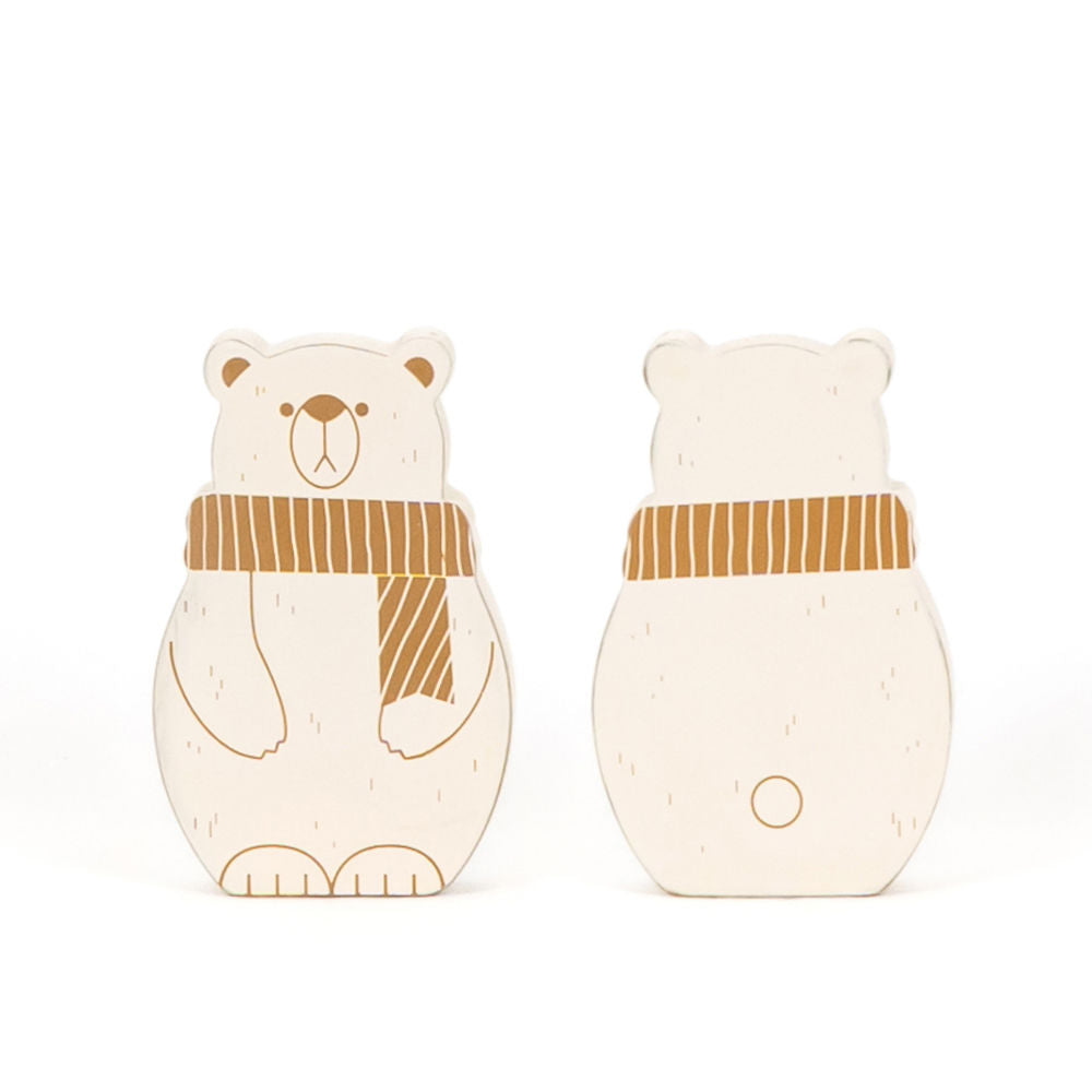 Polar Bear Wood Decor Shape