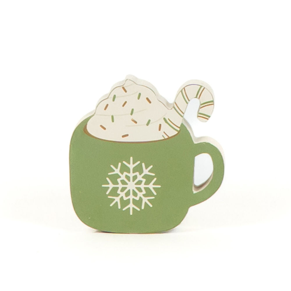 Feeling Frosty Chunky Mug Wood Shape