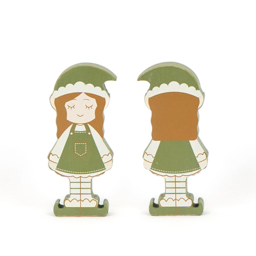 Girl Elf Wood Shape