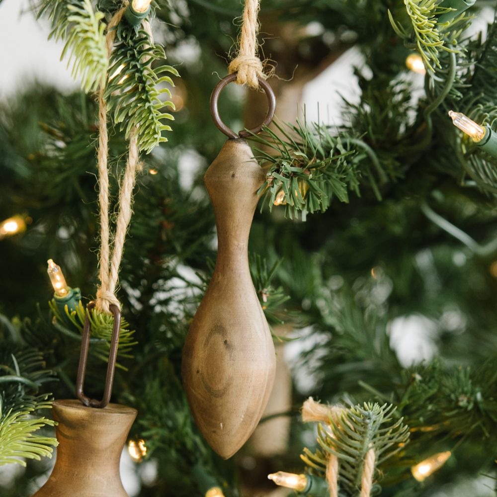 Winter Wishes Wooden Icicle Ornament