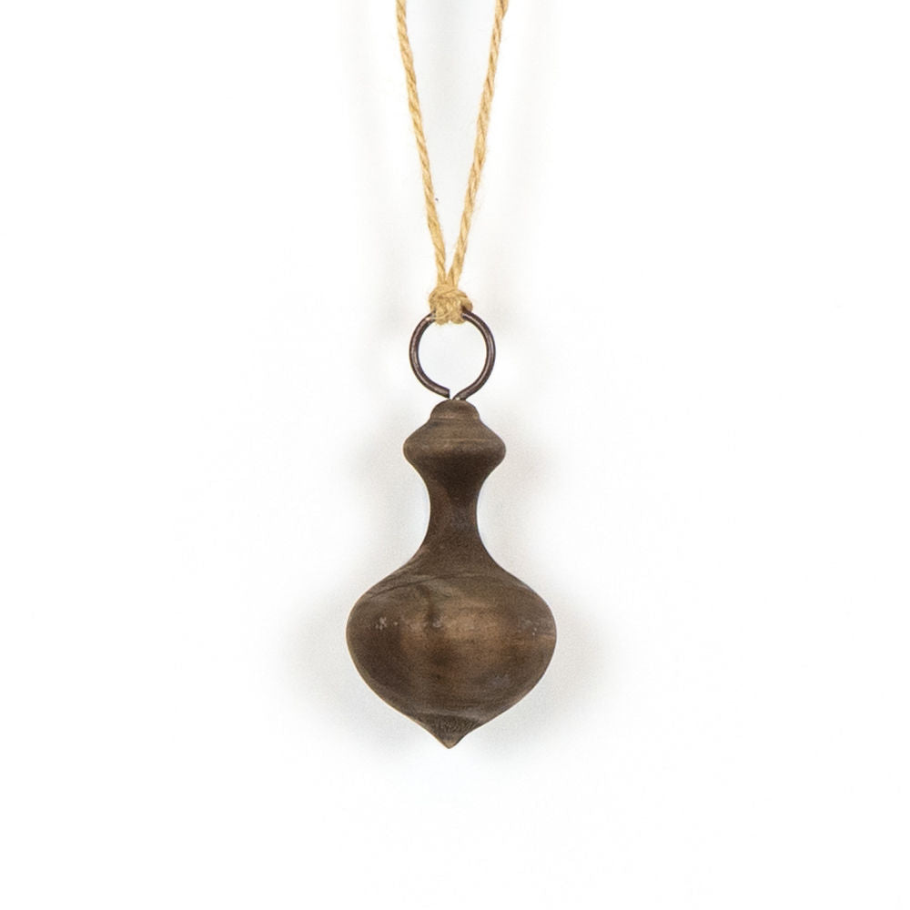 Wood Mushroom Ornament