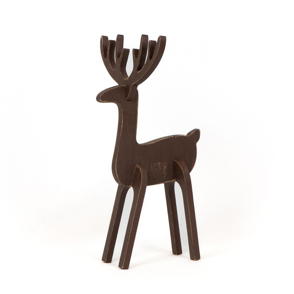 Wood Reindeer Cutout
