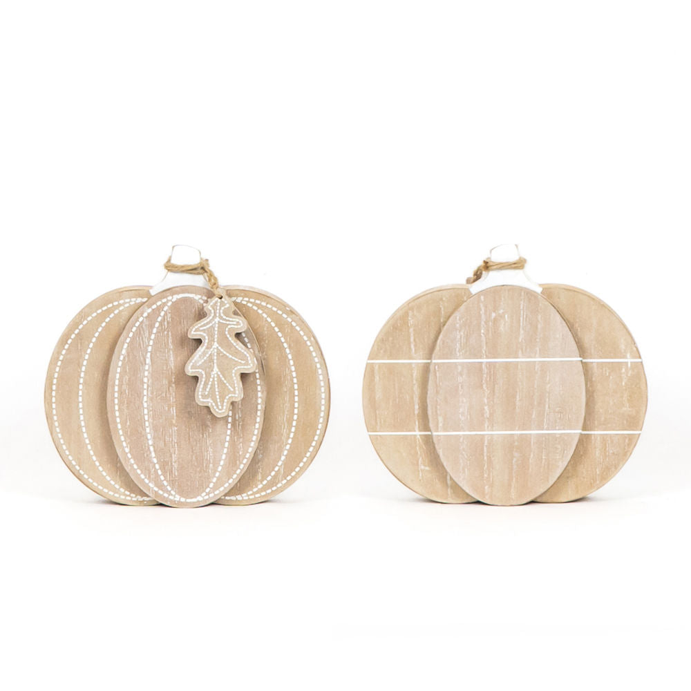 7x7x2 Chunky Wood Pumpkin Cutout