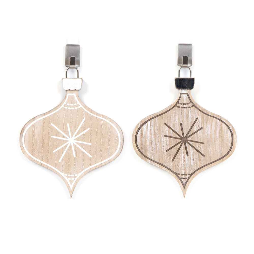 Lamp Star Wood Ornament