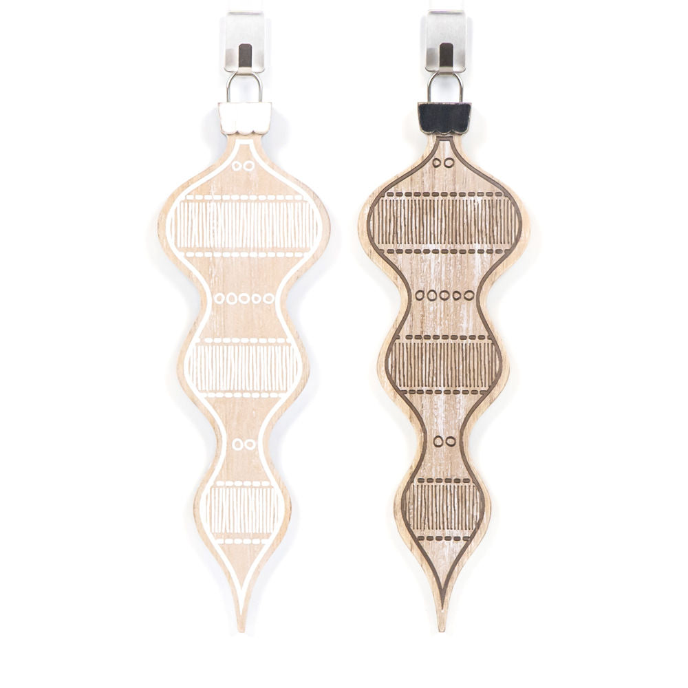 Teardrop Wood Ornament