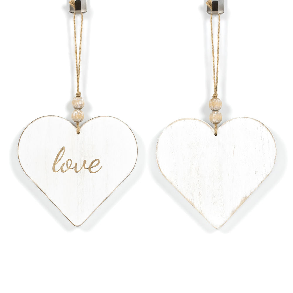Love Reversible Wood Ornament