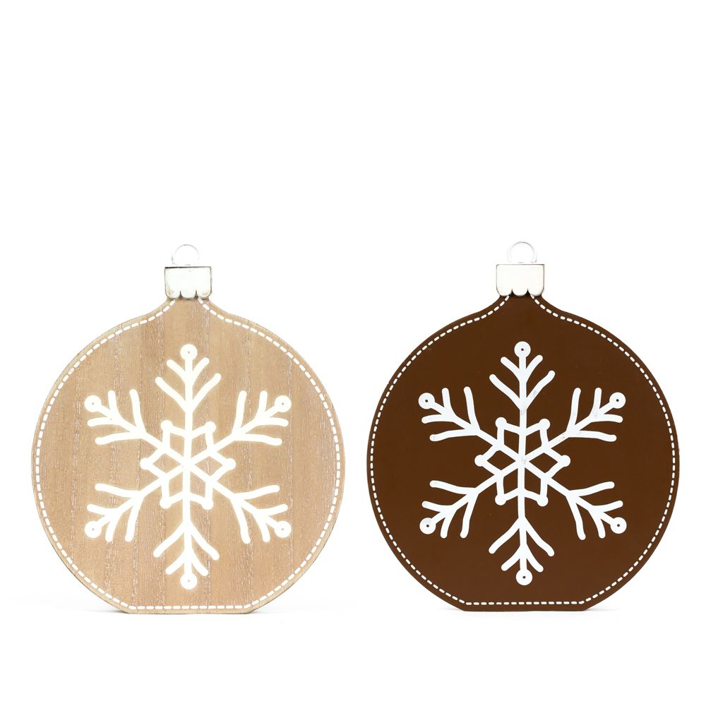 8x10 Reversible Wood Holiday Ornament