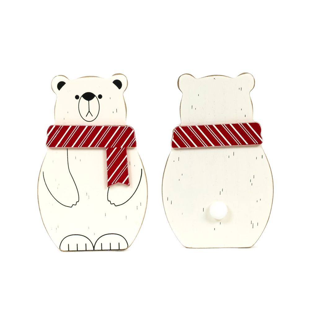 Polar Bear Wood Shape