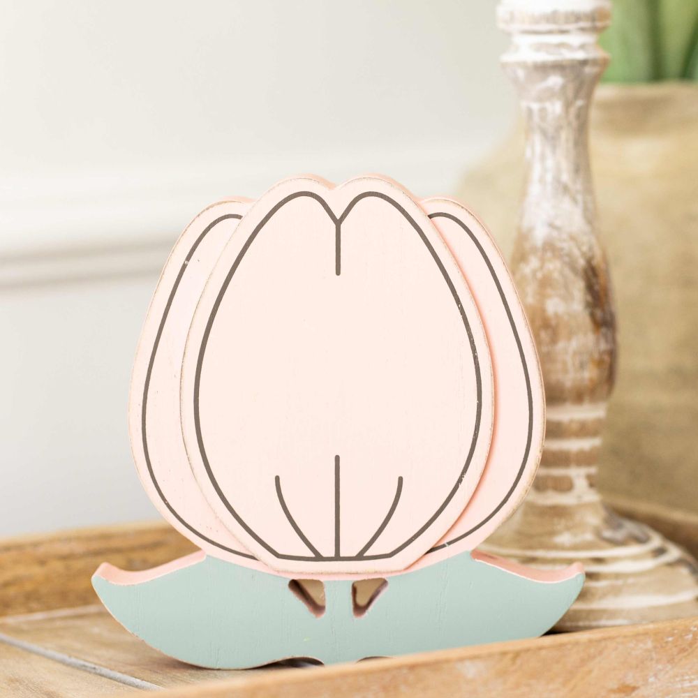 Reversible Tulip Wood Shape
