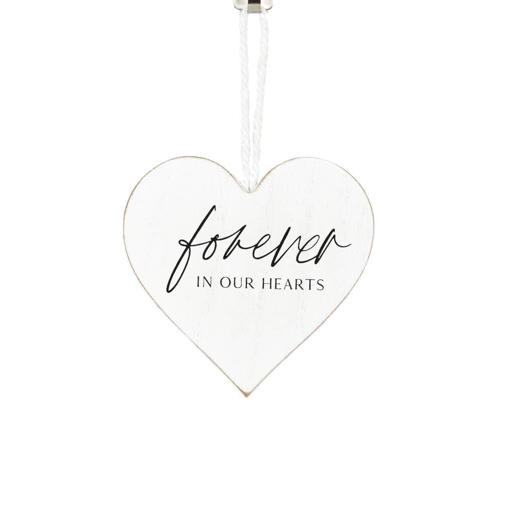 Forever in Our Hearts Wood Ornament