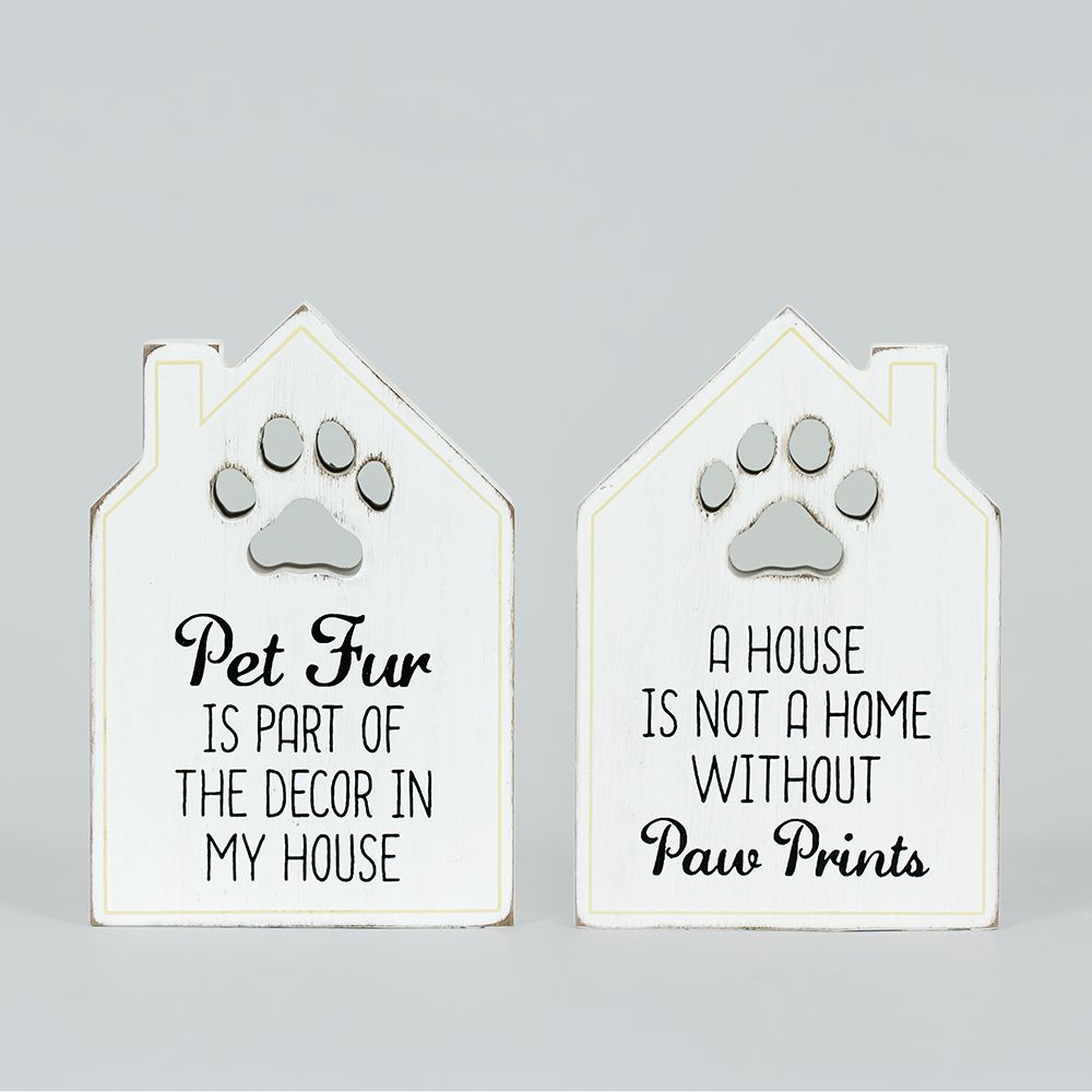 Pet Lover Wood Decor Sign