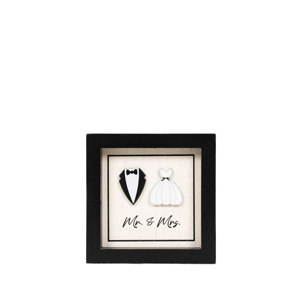 5x5 Reversible Mr & Mrs Wood Sign
