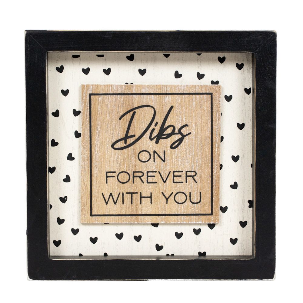 You & Me Reversible Wood Sign