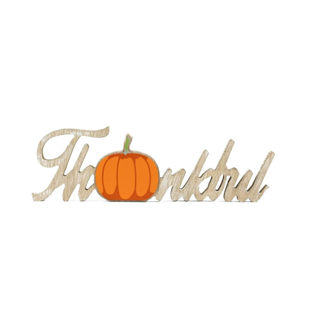 Thankful Wood Cutout