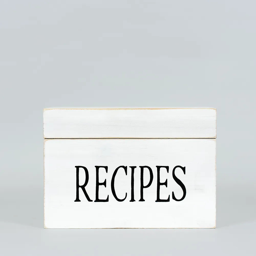 Pumpkins & Sweets Wood Recipe Box