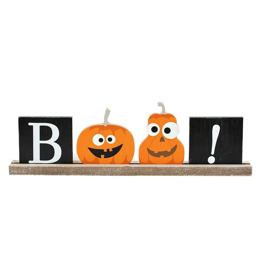 Boo! Pumpkins & Sweets Wood Ledgie Kit