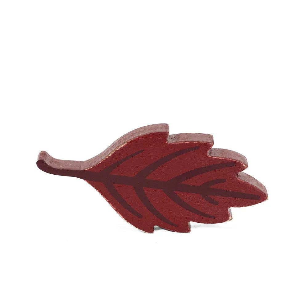 Wooden Leaf Pumpkin Decor