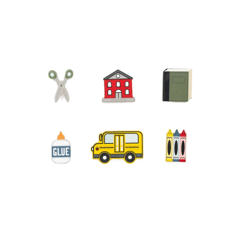 School Letterboard Wood Shapes Set of 6