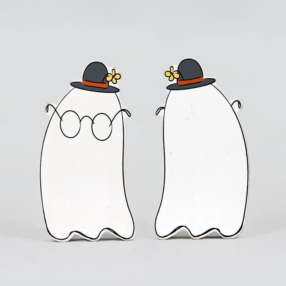 Reversible Chunky Wood Ghost Shape