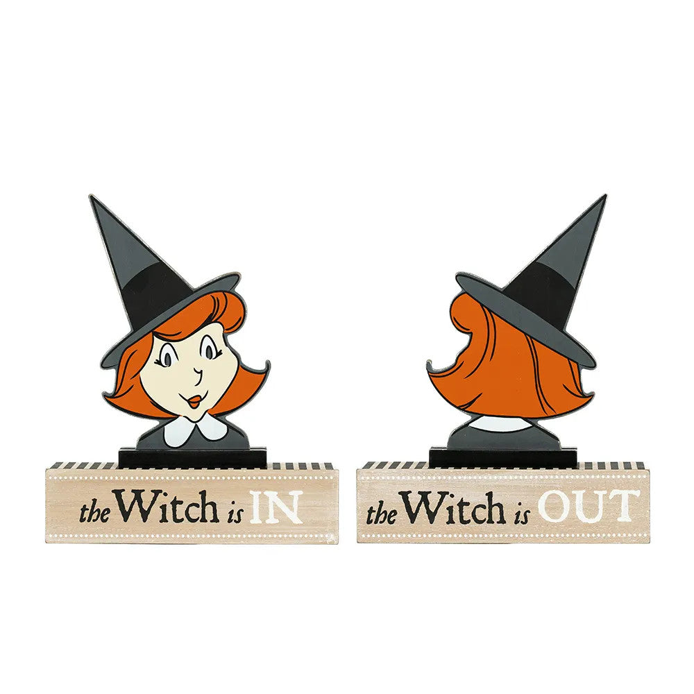 Witch Sweet & Spooky Reversible Wood Block
