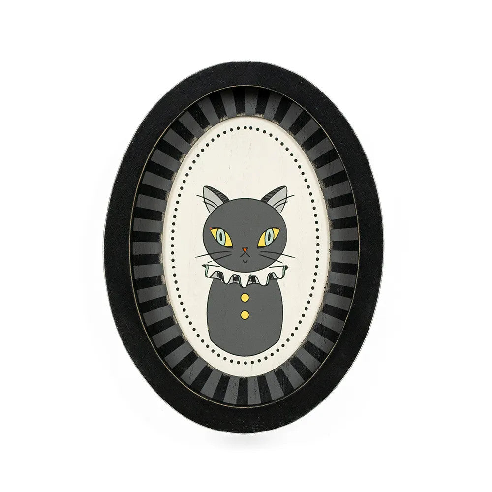 Sweet & Spooky Cat Wood Frame Sign